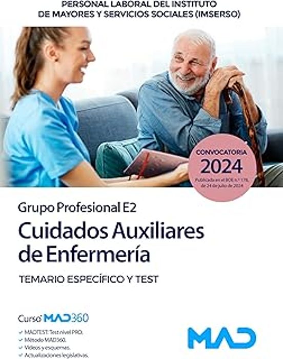 Cuidados Auxiliares De Enfermería . Temario Y Te