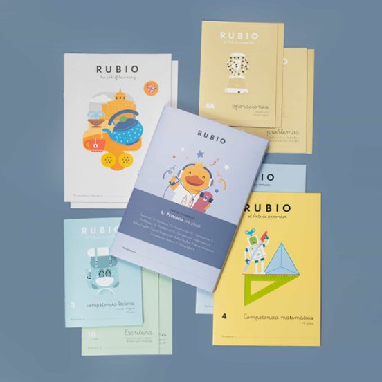 Pack De 11 Cuadernos Rubio 4º Primaria