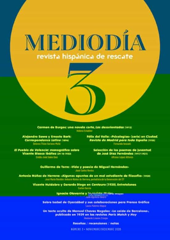 Mediodía. Revista Hispánica De Rescate. 3