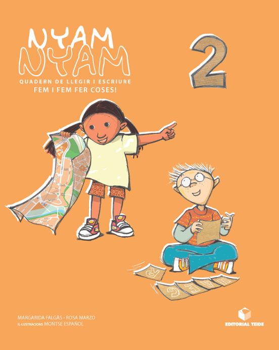 Nyam-nyam Quadern 2 Llegir Escriure Infantil Catala