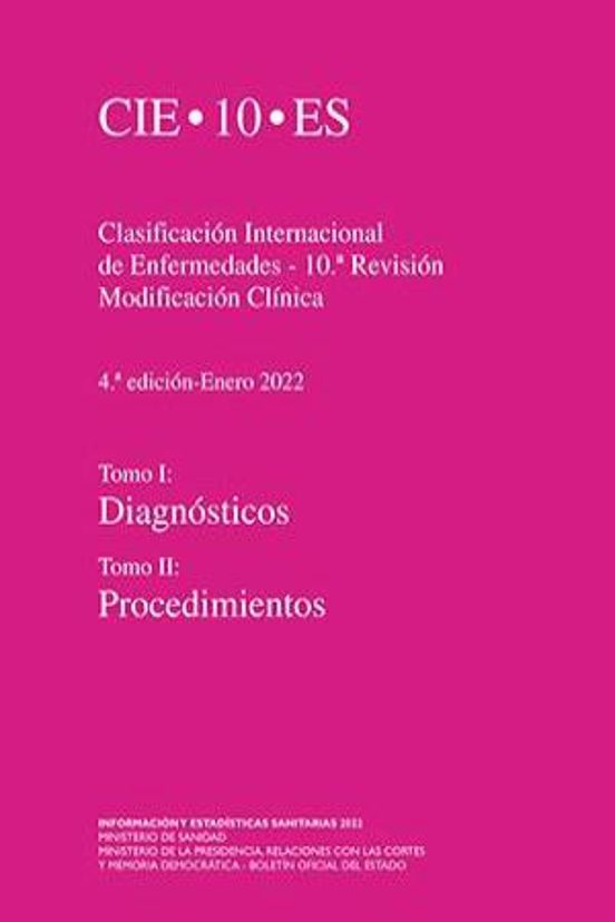 Cie-10- Es Clasificación Internacional De Enfermedades. 10ª Revisión M