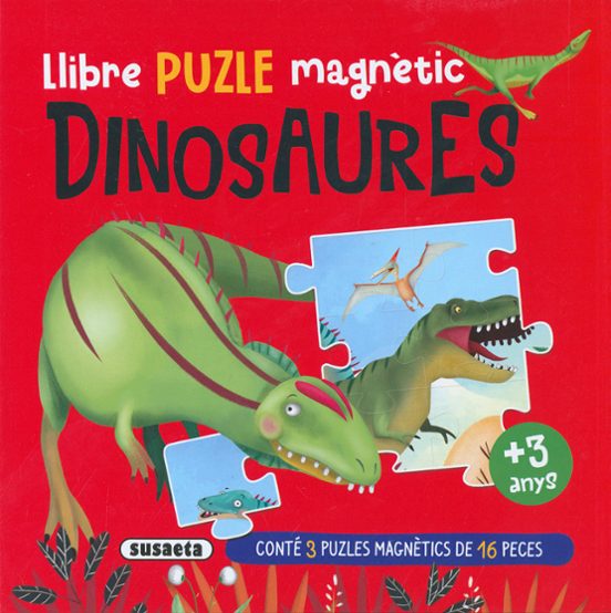 Llibre Puzle Magnètic Dinosaures