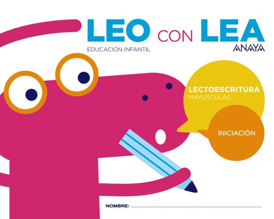 Leo con Lea Iniciación Mayúsculas Educacion Infantil 3 Años Mec