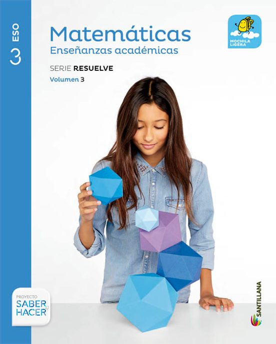 Matematicas Academica 3º Eso Mochila Ligera Volumenes Ed 2015