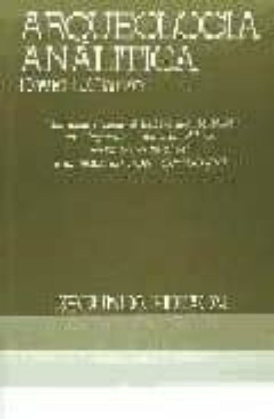 Arqueologia Analitica