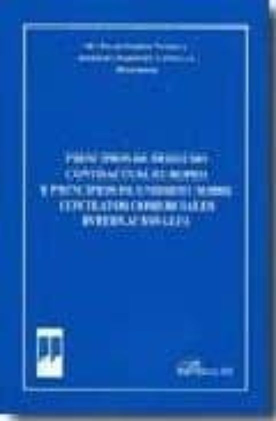 Principios De Derecho Contractual Europeo Y Principios De Unidroi T