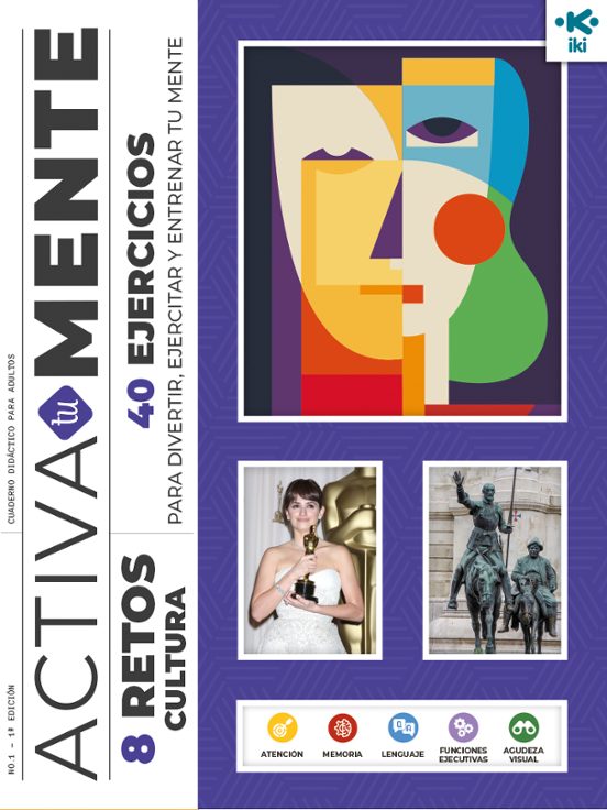 Iki Activa Tu Mente: Retos Cultura 1. 8 Retos Con 40 Ejercicios