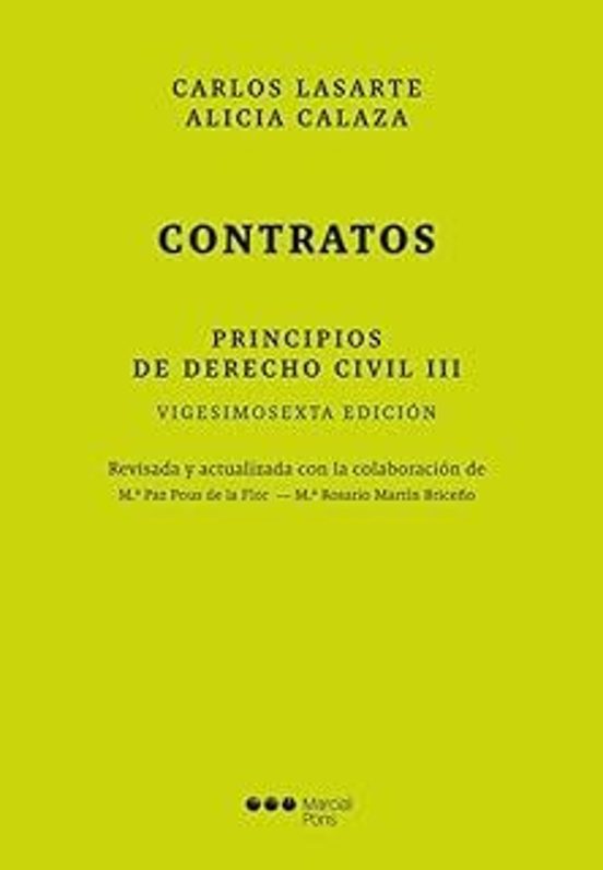 Principios De Derecho Civil Tomo Iii. Contratos