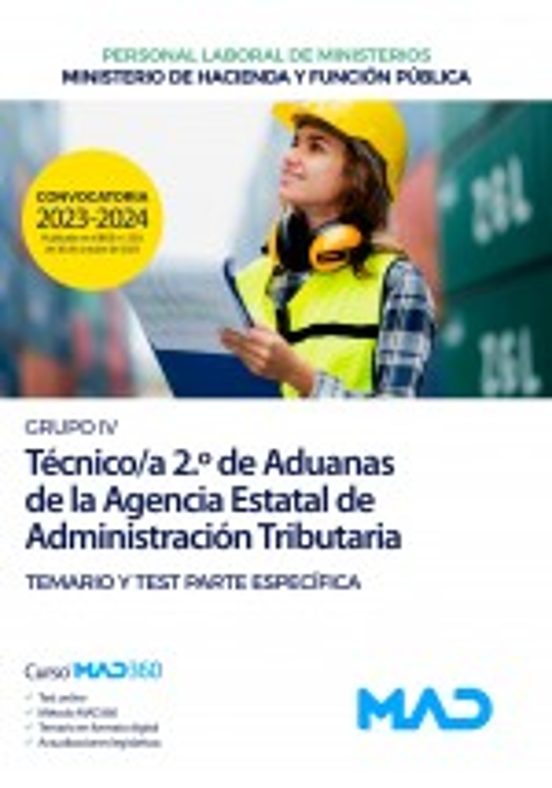 Técnico/a 2º De Aduanas . Agencia Estatal De Adm