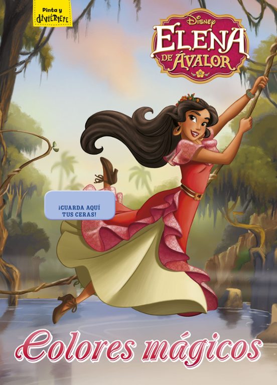 Elena De Avalor: Colores Magicos. Colorear Con Ceras