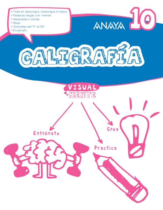 Caligrafía 10. 5º Educacion Primaria Castellano Ed 2017