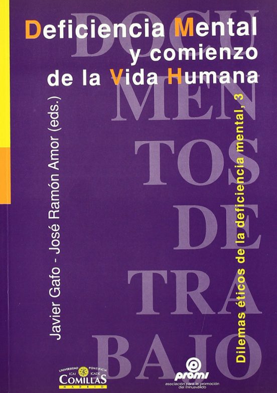 Deficiencia Mental Y Comienzo De La Vida Humana