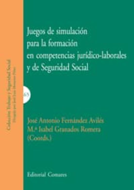 Juegos De Simulacion Para La Formacion En Competencias Juridico-l Labo
