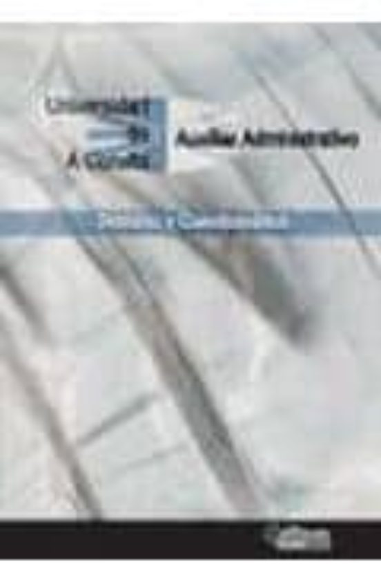 Escala Auxiliar De La Universidad De A Coruña: Temario Y Cuestion Ario
