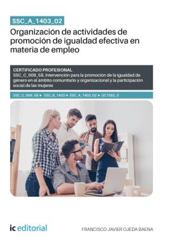Ssc_a_1403_02. Organización De Actividades De Promoción De Iguald Ad E