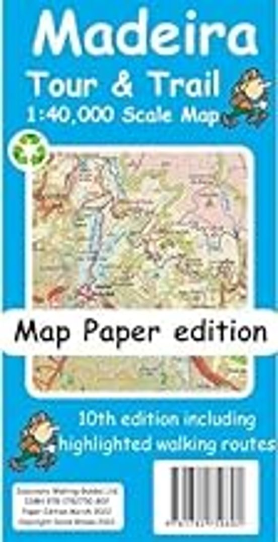 Madeira Tour And Trail Map Paper Edition