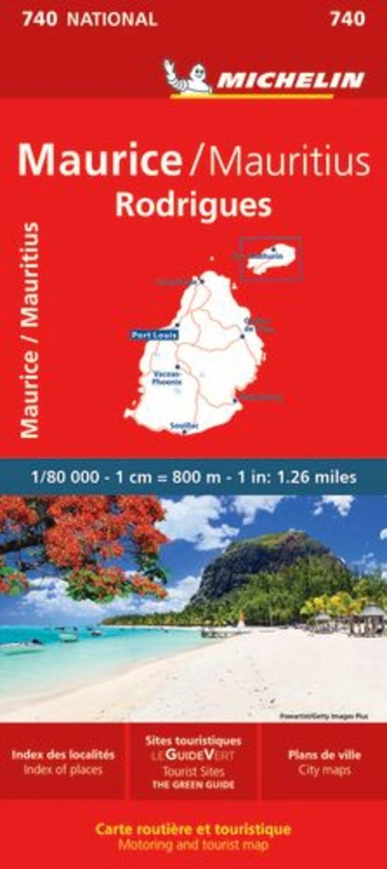 Mapa National Maurice / Mauritius