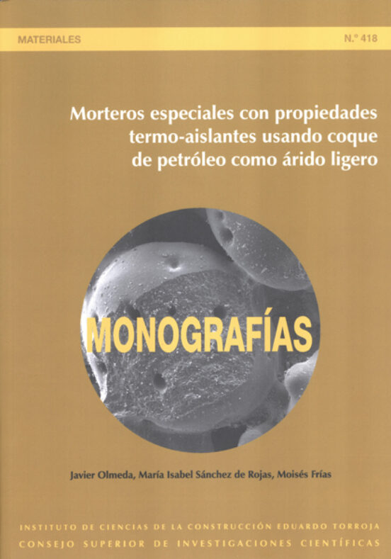 Morteros Especiales Com Propiedades Termoaislantes Usando Coque D E Pe
