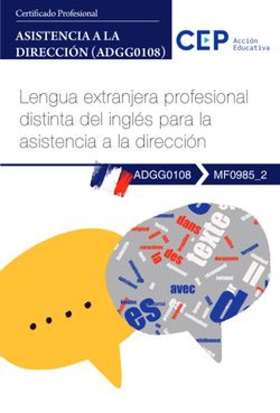 Mf0985-2. Manual. Lengua Extranjera Profesional Distinta del Ingles Pa