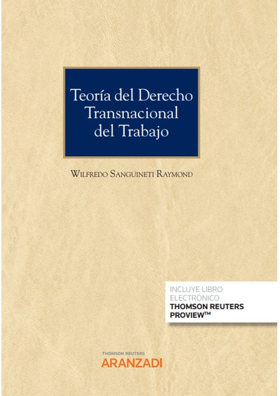 Teoría Del Derecho Transnacional Del Trabajo