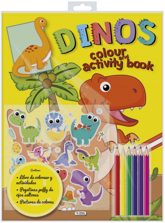 Dinos Colour And Activity Book