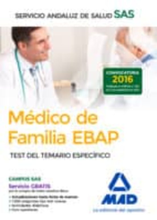 Médico De Familia Ebap Del Servicio Andaluz De Salud. Test