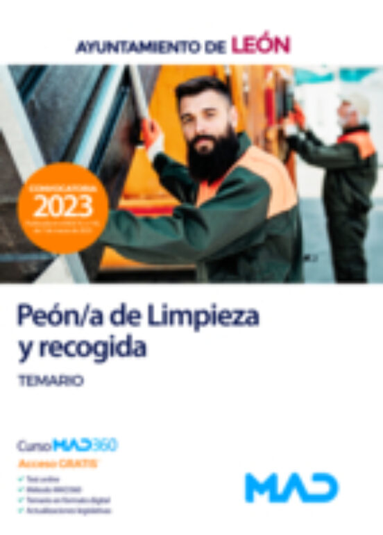 Peón/a De Limpieza Y Recogida. Temario. Ayuntamiento De León