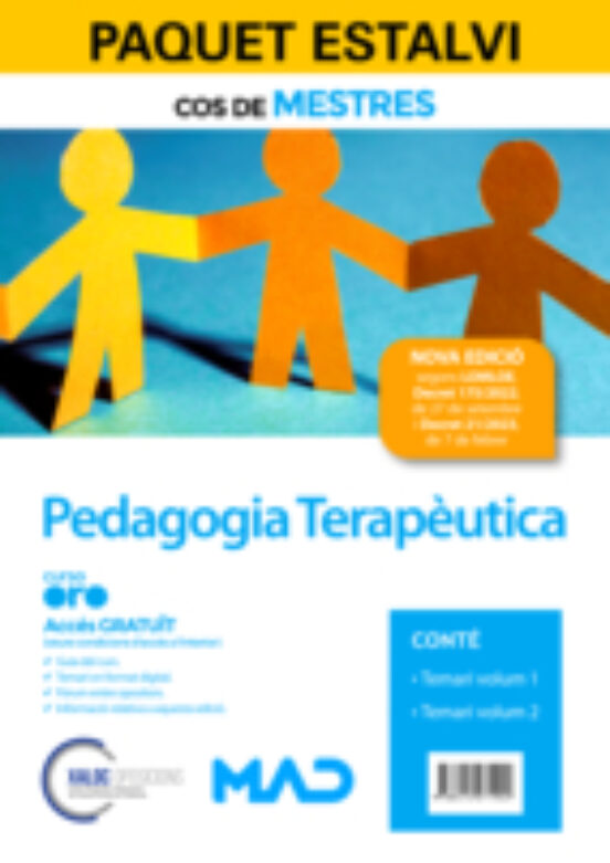 Paquet Estalvi Cos De Mestres Pedagogia Terapeutica Generalitat De Cat