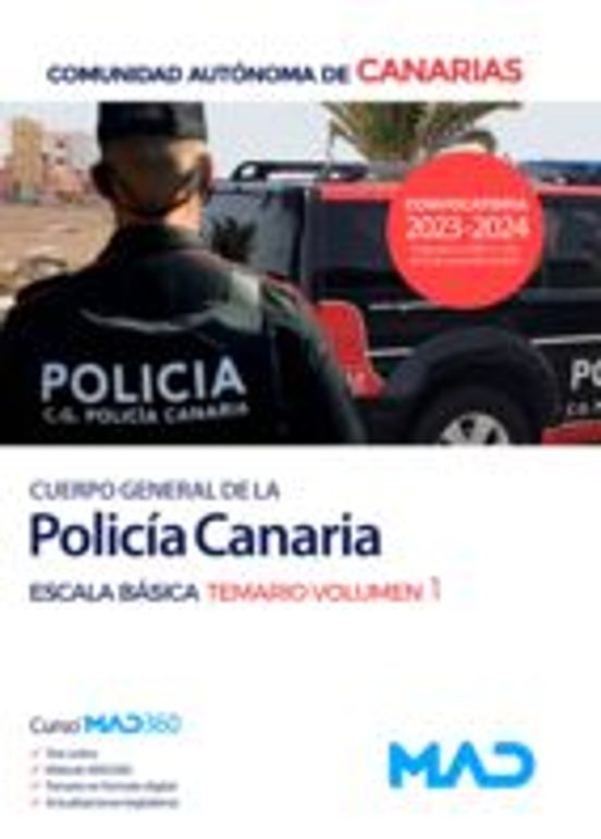 Cuerpo General De La Policia Canaria Escala Basica Temario Volumen 1