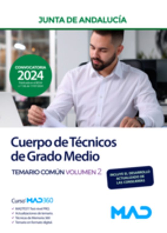 Cuerpo De Técnicos De Grado Medio De La Junta De Andalucía. Temario Vo