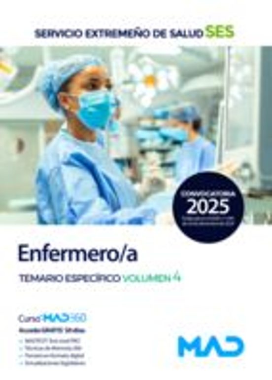 Enfermero/a Del Servicio Extremeño De Salud . Temario Especí Fico