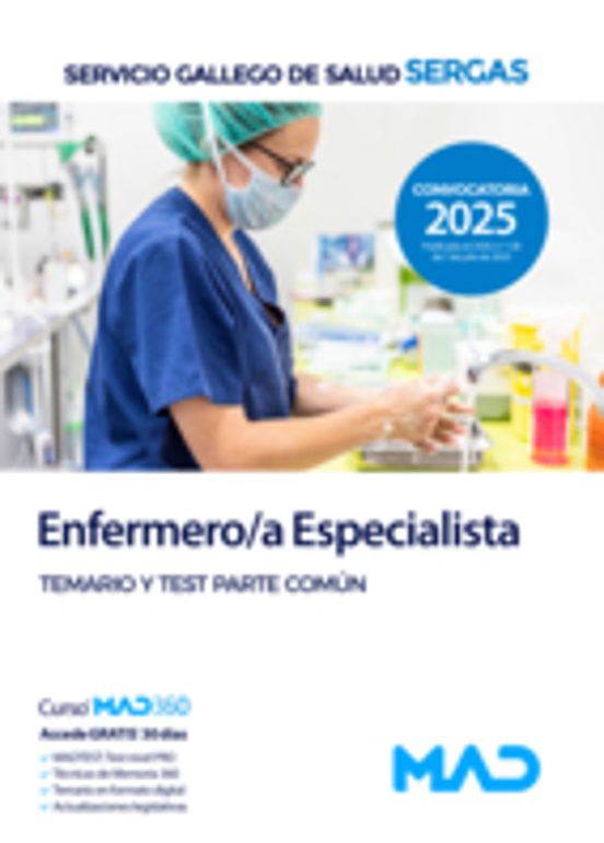 Enfermero/a Especialista. Temario Y Test Parte Común: Servicio Gallego