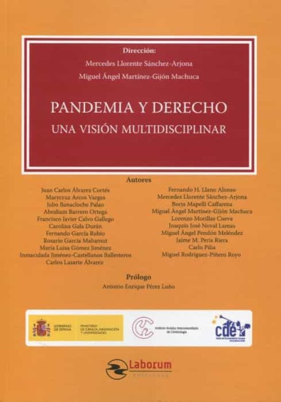 Pandemia Y Derecho. Una Visión Multidisciplinar