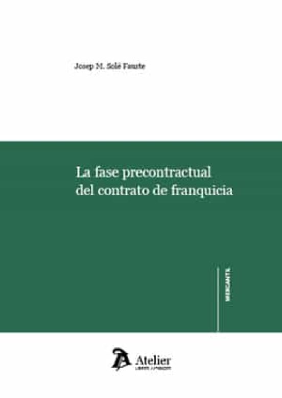 Fase Precontractual Del Contrato De Franquicia