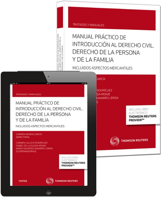 Manual práctico de introducción al Derecho civil. Derecho de la persona y de la familia: incluidos aspectos mercantiles