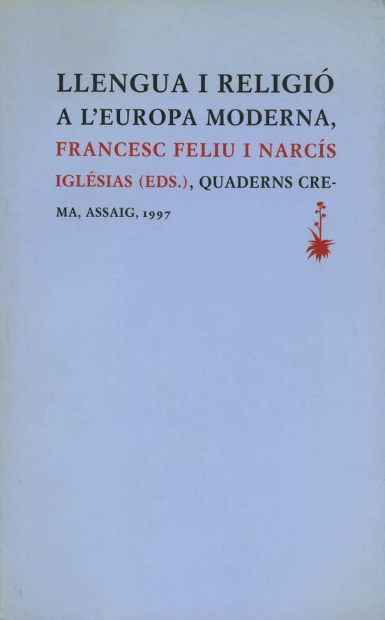 Llengua I Religió A L'Europa Moderna