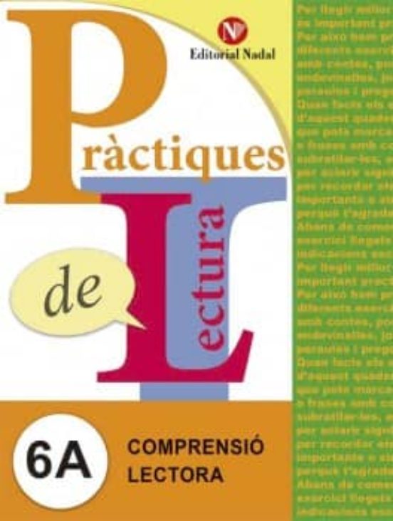 Comprension Lectora Pràctiques De Lectura 6a C.s. 6º Curs