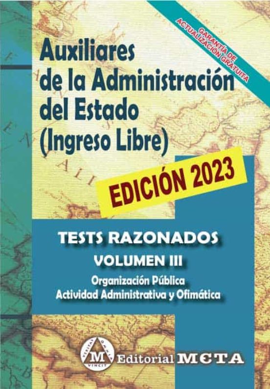 Auxiliares De La Administracion Del Estado Turno Libre Volumen Iii