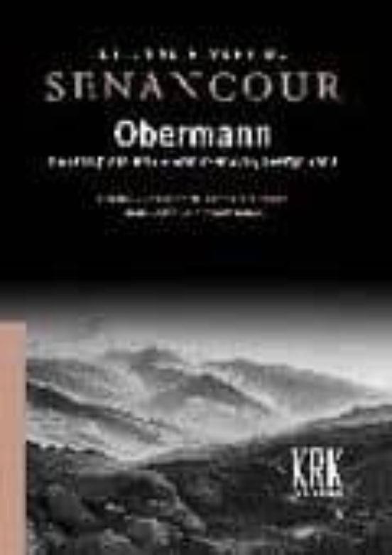 Obermann. Con Los Prefacios De Sainte-beuve Y George Sand