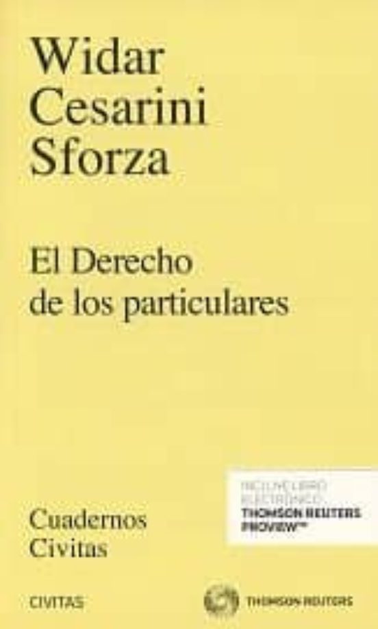 Civitas: El Derecho De Los Particulares