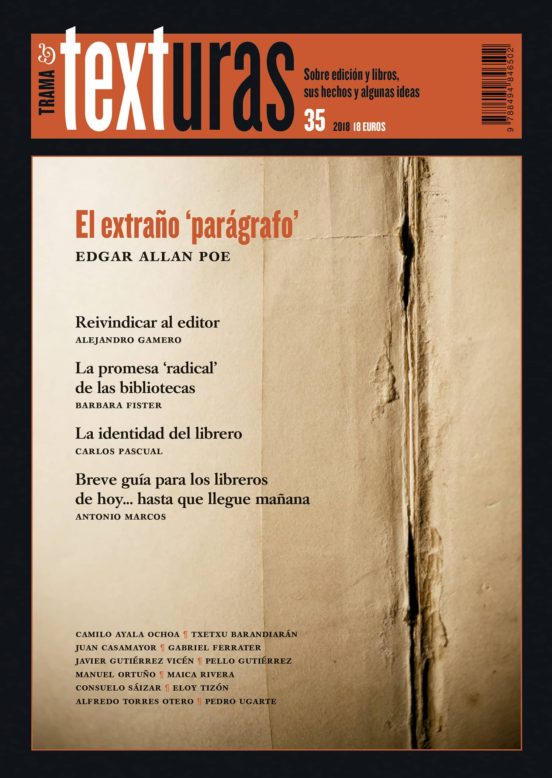 Texturas 35: La Identidad Del Librero