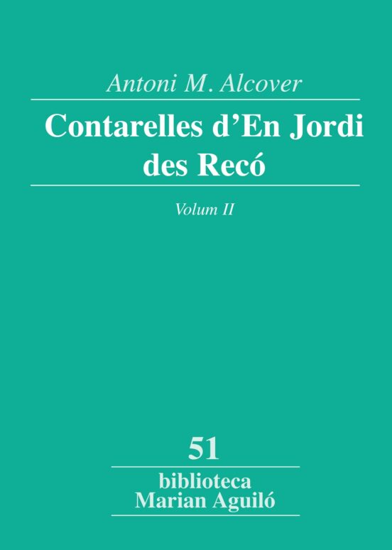 Contarelles Den Jordi Des Reco Volum 2