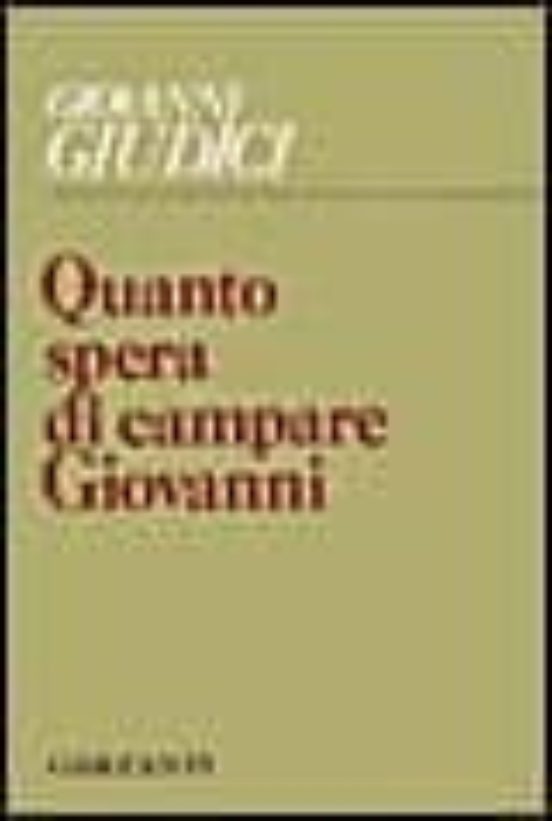 Quanto Spera Di Campare Giovanni