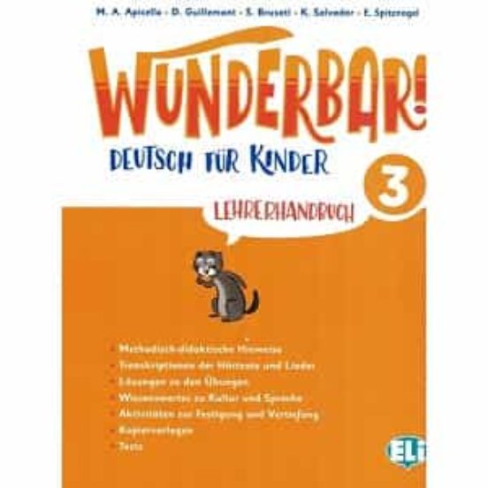 Wunderbar! 3 Lehrerhandbuch + 2 Audio Cds Primary