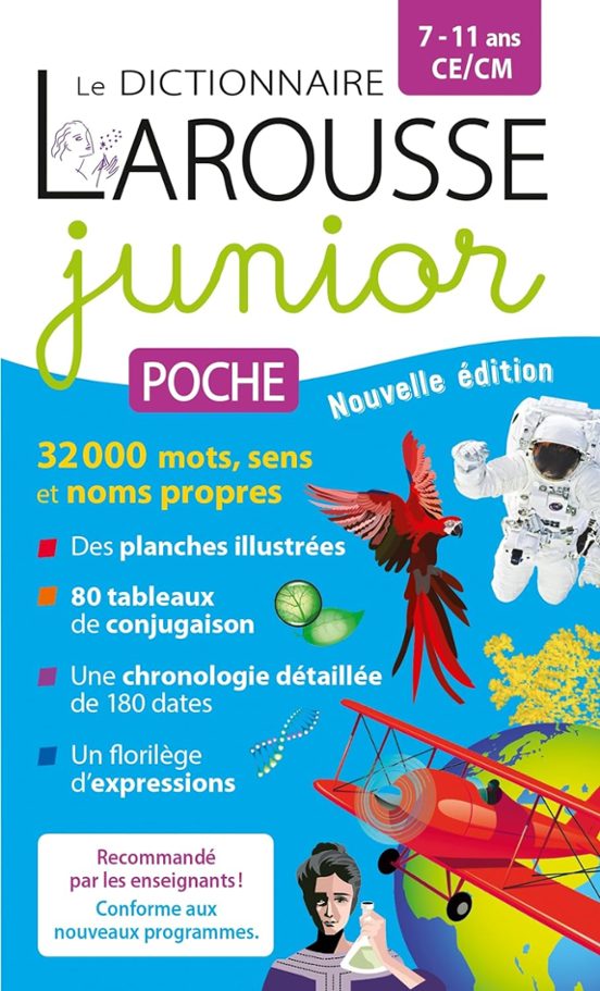 Dictionnaire Larousse Junior Poche 7-11 Ans Ce-cm