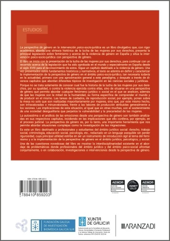 La perspectiva de género en la intervención psicosociojurídica