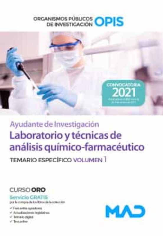 Ayudante De Investigación Especialidad Laboratorio Y Técnicas De Análi