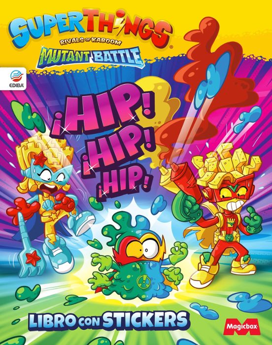 Superthings Mutant Battle. Libro Con Stickers