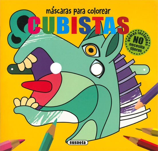 Máscaras Para Colorear - Cubistas