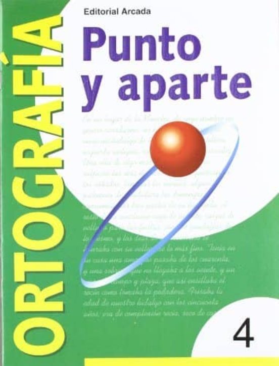 Nº 4 Serie Amarilla Punto Y Aparte Ortografia 1º - 2º Educacion Primar